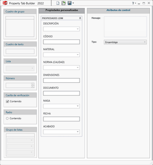 Archivos de propiedades personalizadas