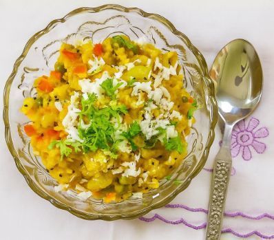 Sunita&#x27;s Kitchen - Broken Wheat &amp; Amaranth Sheera (Lapsi Rawa &amp; Rajgira Sheera)