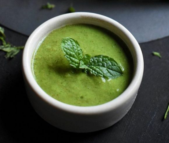 Sunita&#x27;s KItchen - Mint Condiment (Pudina Chutney)
