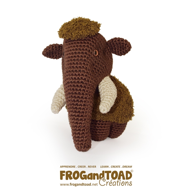 CHIBI Mammouth / Woolly Mammoth - ELEPHANT - Amigurumi Crochet FROGandTOAD Créations