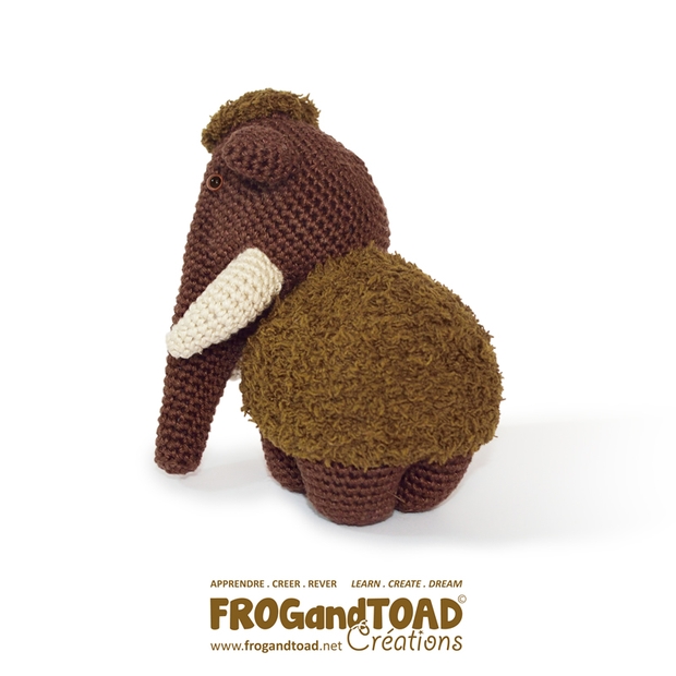 CHIBI Mammouth / Woolly Mammoth - ELEPHANT - Amigurumi Crochet FROGandTOAD Créations