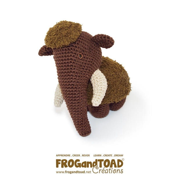 CHIBI Mammouth / Woolly Mammoth - ELEPHANT - Amigurumi Crochet FROGandTOAD Créations