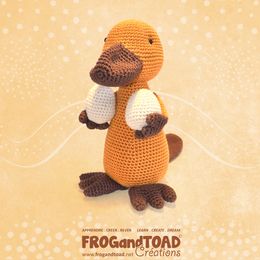 Papa PAYO - Ornithorynque / Platypus - PDF - Amigurumi Crochet - FROGandTOAD Créations