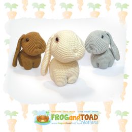 Lapin / Bunny Rabbit / Coniglio / Haschen - Amigurumi Crochet - PDF - FROGandTOAD Créations ©