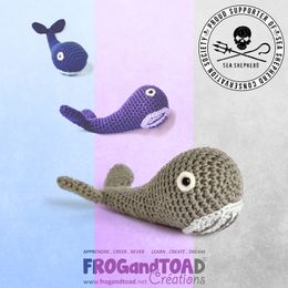 Mysticeti - SeaShepherd - Amigurumi Crochet uncinetto Whale Baleine Balena - FROGandTOAD Créations ©