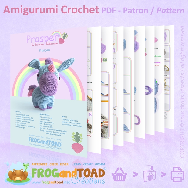 PROSPER - la licorne / the unicorn - FROGandTOAD Créations ©
