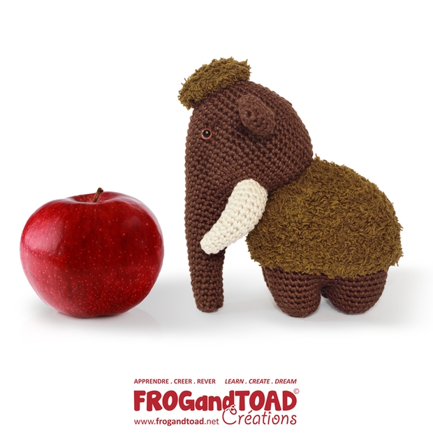CHIBI Mammouth / Woolly Mammoth - ELEPHANT - Amigurumi Crochet FROGandTOAD Créations