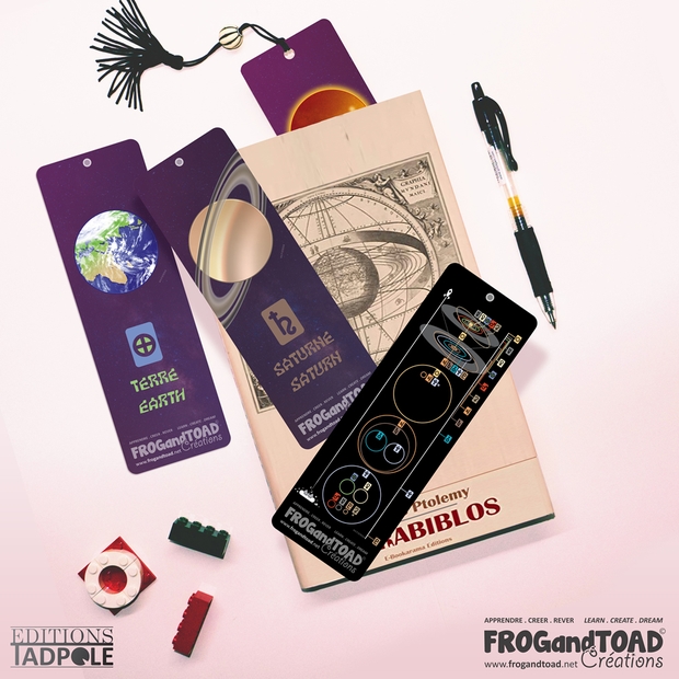 Marque-Pages Planètes Système Solaire / Bookmarks Solar System Planets - FROGandTOAD Créations