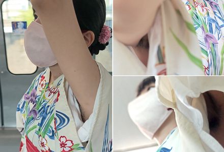 夏の終りの浴衣美少女、下から覗くか？横から覗くか？ 2025