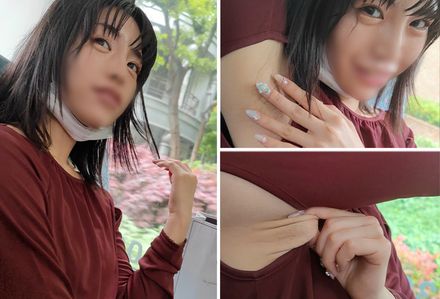 バスで遭遇！素顔のスレンダー美女の変態腋見せポーズを超接写 Super close-up of a slender beauty in a kinky armpit-showing pose!