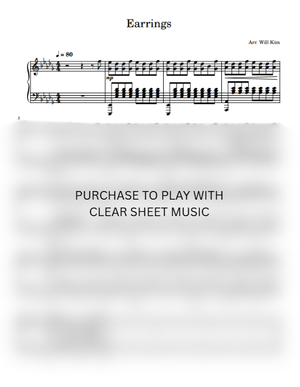 Earrings Sheet Music