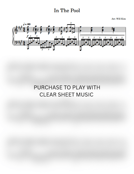 In The Pool Sheet Music