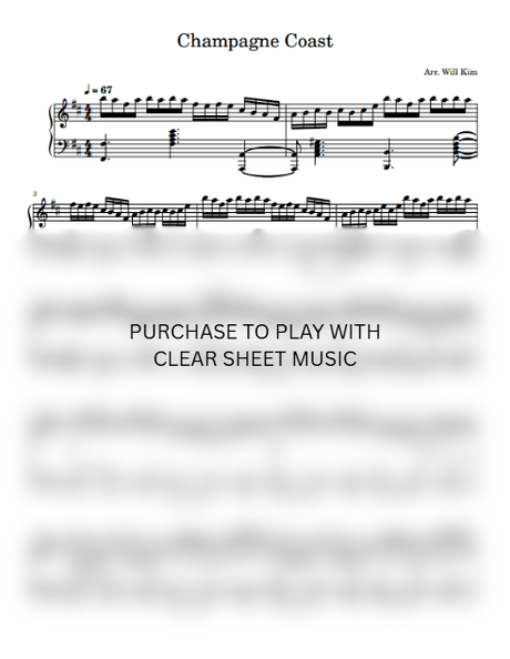 Champagne Coast Sheet Music
