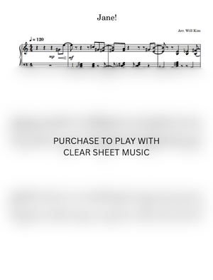Jane! Sheet Music