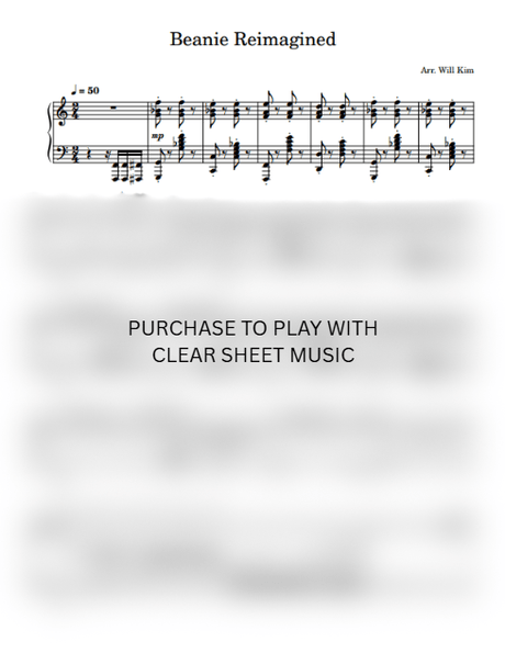 Beanie Reimagined Sheet Music