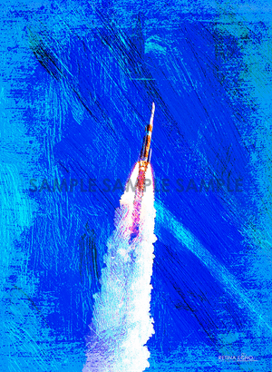 Delta IV Rocket  (In Flight)