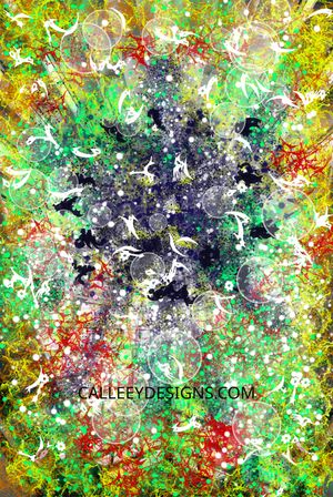 40 ERUPTION DIGITAL ART PIXEL SIZE 2680 X 4000