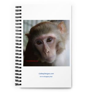 HAZY MONKEY SPIRAL NOTEBOOK