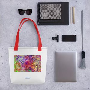 178 BLEND ALL OVER PRINT TOTE BAG 15 x 15