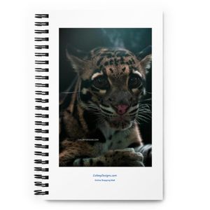 BABY LEOPARD SPIRAL NOTEBOOK