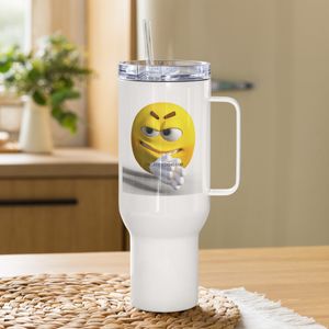 HANDS TRAVEL MUG WITH HANDLE 40 OZ