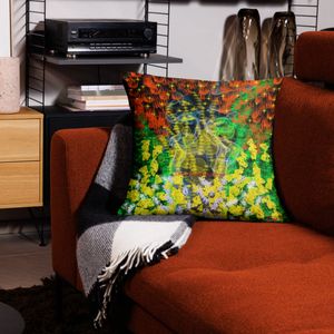 28 GASEOUS ALL OVER PRINT BASIC PILLOW CASE 22 X 22