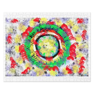 111 CIRCULAR VACCUM JIGSAW PUZZLE 252 OR 520 PIECES