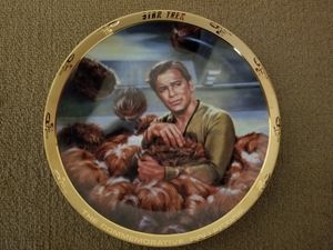 Star Trek 20th Anniversary Plate “The Trouble with Tribbles”