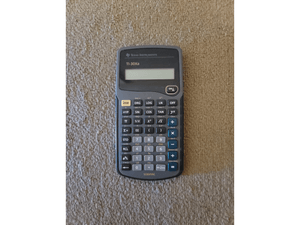 Vintage Texas Instruments TI-30Xa Calculator with Manual &amp; Case