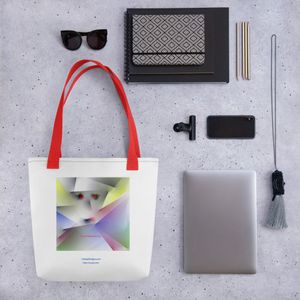 001 - CUBEFACE TOTE BAG 15 X 15