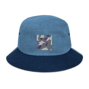 001 CUBEFACE DENIM BUCKET HAT