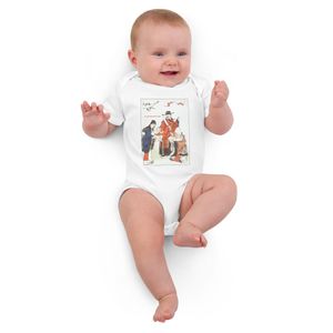 CHINESE GODS OF HAPPINESS ORGANIC COTTON BABY BODY SUIT