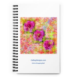 78 ROSES GALORE SPIRAL NOTEBOOK