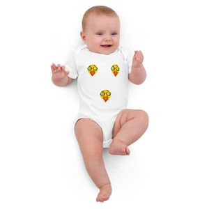 BEARDED ORGANIC COTTON BABY BODY SUIT