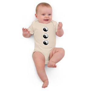 MINI YING YANG ORGANIC COTTON BABY BODY SUIT