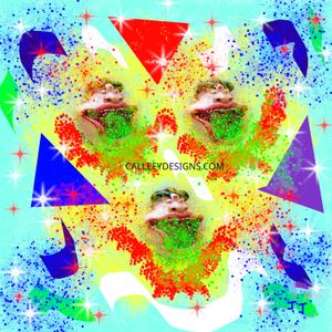 98 ALARMING FACES DIGITAL ART PIXEL SIZE 3000 X 3000
