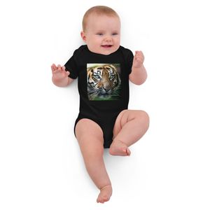 FEMALE TIGER ORGANIC COTTON BABY BODY SUIT