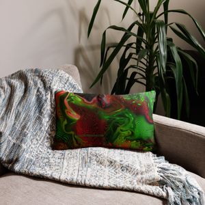 181 FEAST ALL OVER PRINT BASIC PILLOW CASE 20 X 12