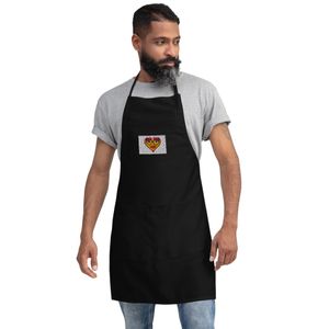 04 HEART BLACK APRON
