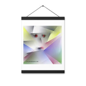 001 CUBEFACE ENHANCED MATTE PAPER POSTER WITH HANGER MULTIPLE SIZES