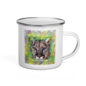 31 PUMA ENAMEL MUG 12 0Z