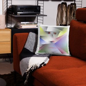 001 CUBEFACE ALL OVER PRINT BASIC PILLOW CASE 18 X 18
