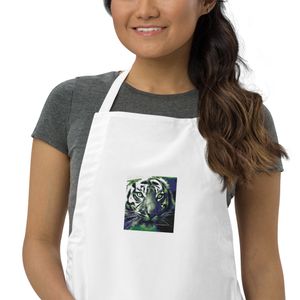 FEMALE TIGER WHITE APRON