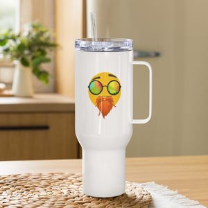 BEARDED TRAVEL MUG WITH HANDLE 40 OZ