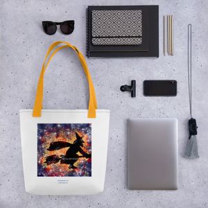 HALLOWEEN ALL OVER PRINT TOTE BAG 15 X 15