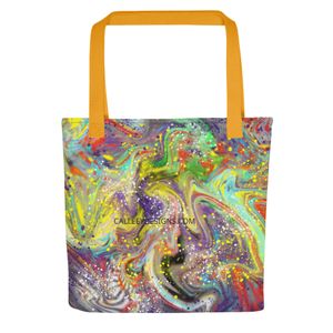 177 FLARE ALL OVER PRINT TOTE BAG 15 X15