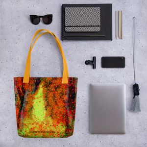 119 GLOW ALL OVER PRINT TOTE BAG 15 X 15