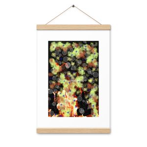 19 FLAMES ENHANCED MATT PAPER POSTER WITH HANGER MULTIPLE SIZES