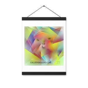 006 CUBEFACE ENHANCED MATTE PAPER POSTER WITH HANGER MULTIPLE SIZES