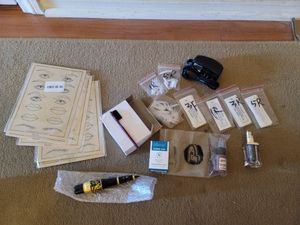 NEW Eyebrow Tattoo Kit with Gun &amp; All Accessories